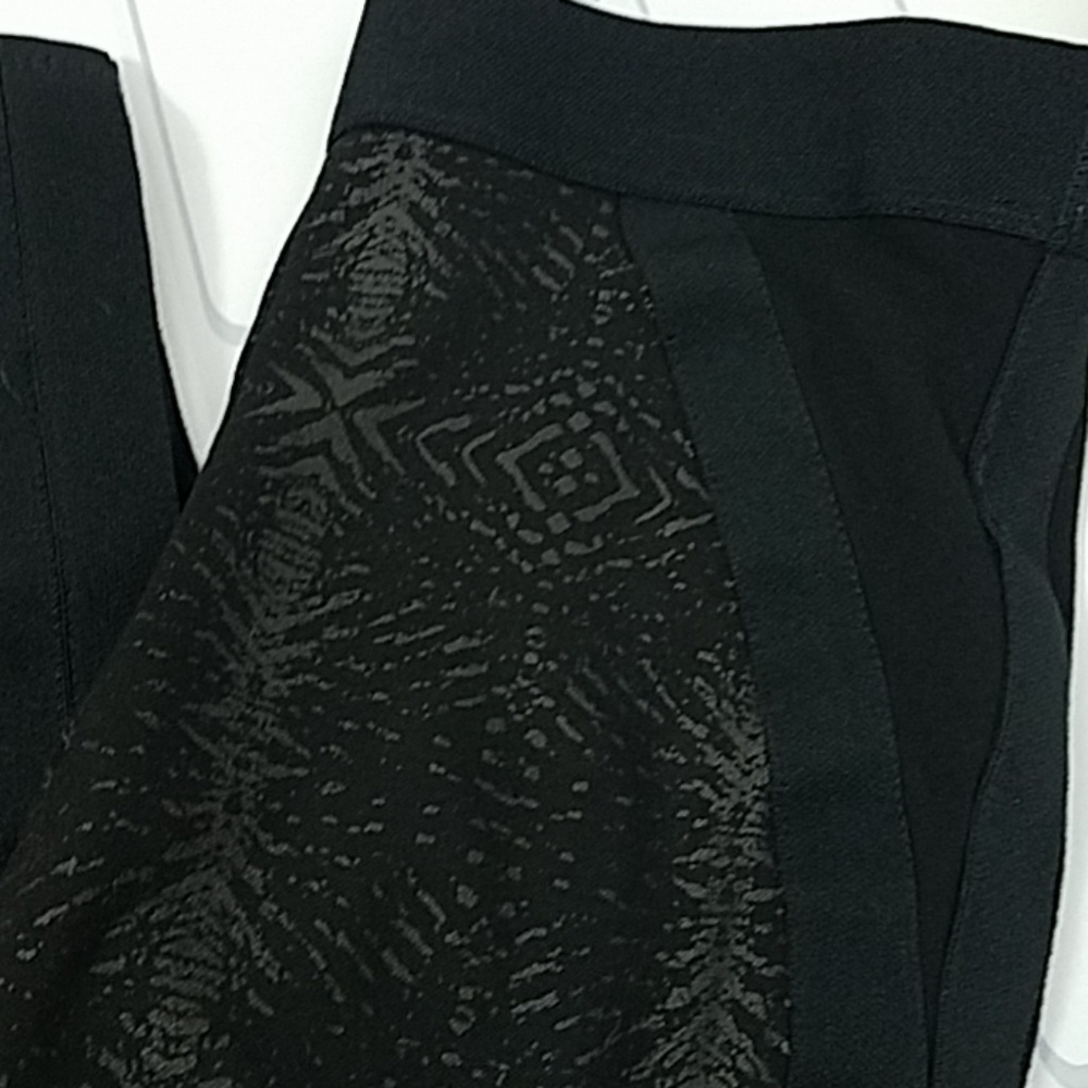 Jessica Simpson Animal Print Black Leggings